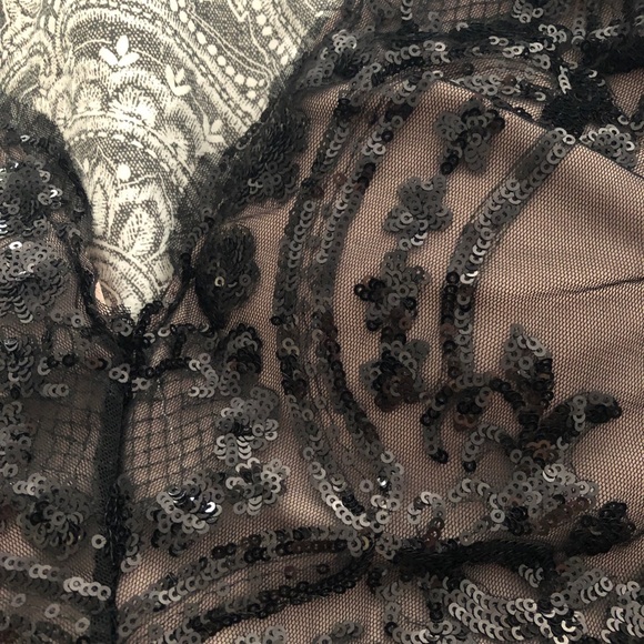 Black lace cocktail dress xs - Picture 3 of 4